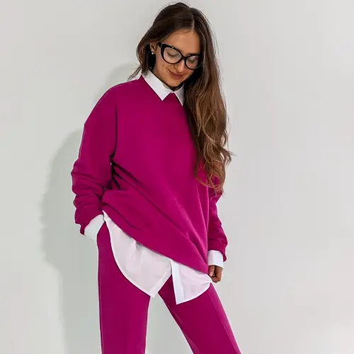 Свитшот Tassha Yu Homie Baby Sweatshirt TH Fuchsia 