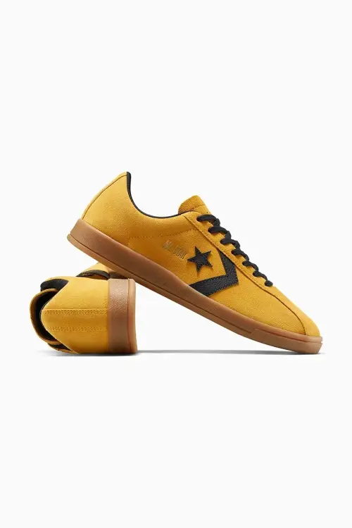 Кожаные кроссовки Converse All Star Classic Trainer цвет жёлтый
