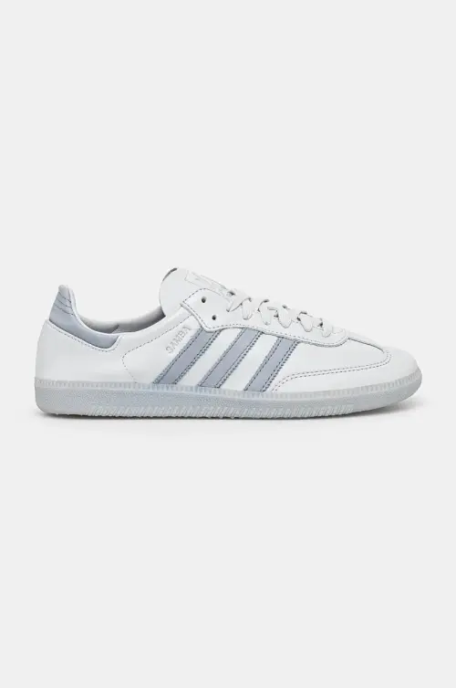 Кожаные кроссовки adidas Originals Samba Decon цвет серый IH5384