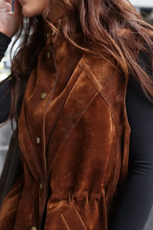 Жилет Tassha Yu Waisted Vest Wet Wood