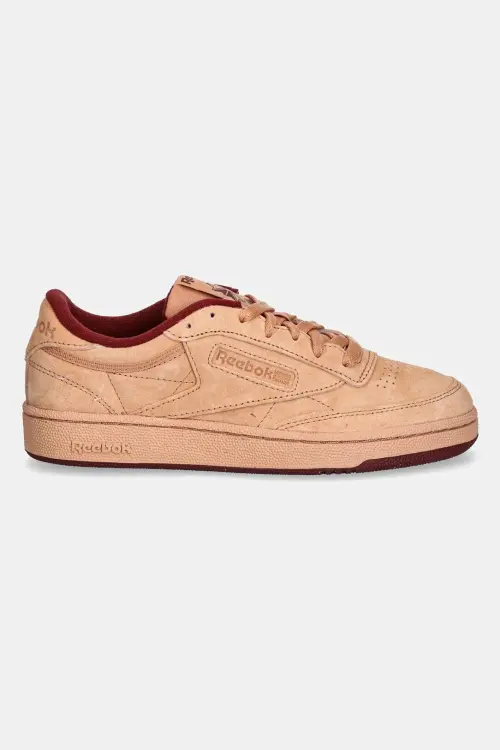 Замшевые кроссовки Reebok Club C 85 цвет оранжевый 100201182