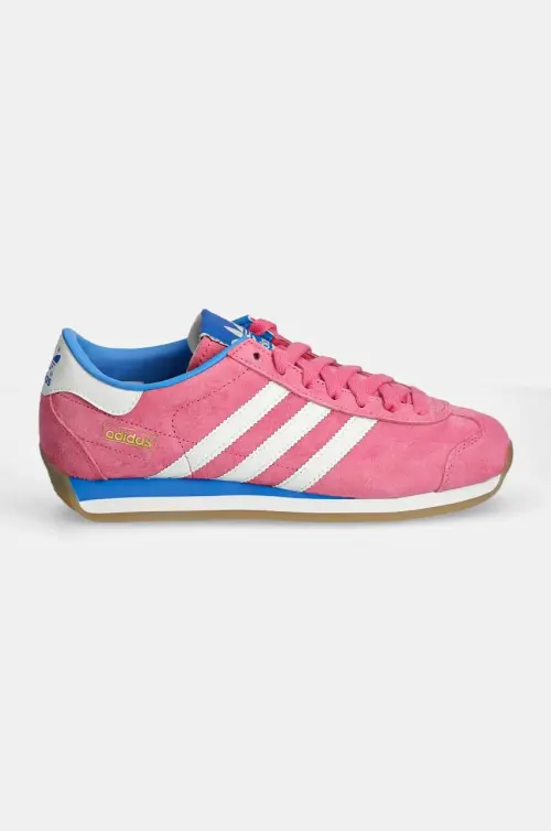 Кожаные кроссовки adidas Originals Country Japan цвет розовый IG4521