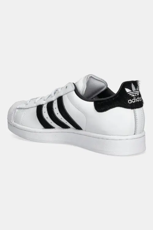 Кожаные кроссовки adidas Originals Superstar II W цвет белый