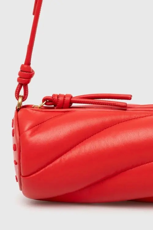 Кожаная сумочка Fiorucci Mini Mella цвет красный