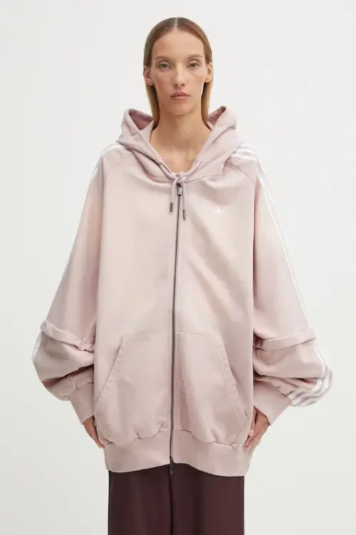 Хлопковая кофта adidas Originals Oversized Hoodie