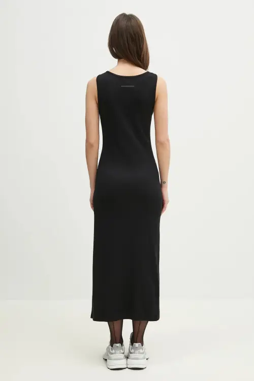 Платье MM6 Maison Margiela цвет чёрный maxi облегающее