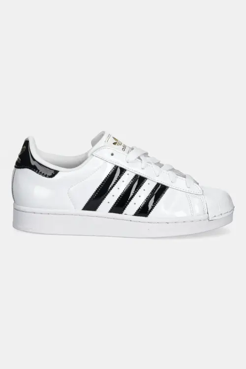 Кожаные кроссовки adidas Originals Superstar II W цвет белый JS4010