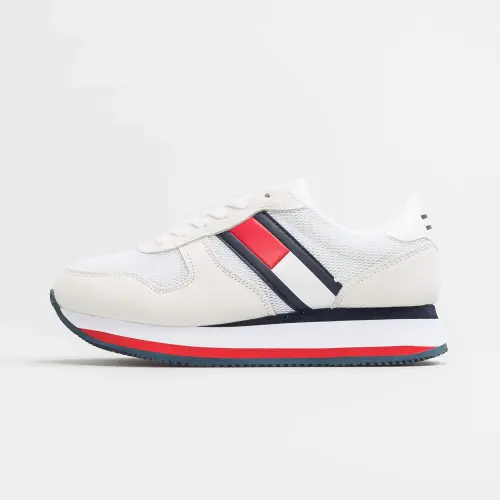 Tommy Jeans WMNS Flatform Runner Colour Sneaker RWB