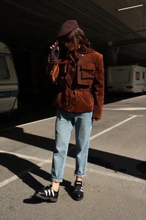 Жакет Tassha Yu Shortcut Jacket Wet Wood