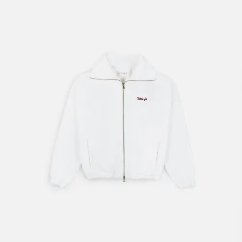 Tassha Yu Zip Jersey Milk White 