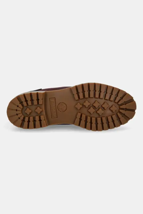 Ботинки из нубука Timberland Premium 6 цвет бордовый