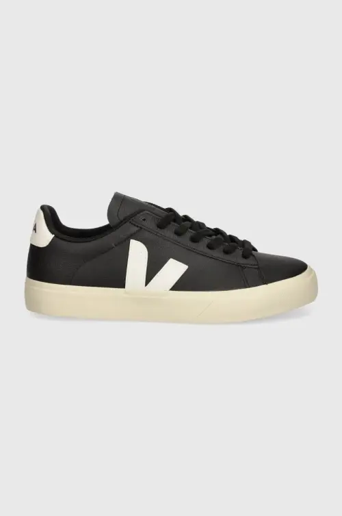 Кожаные кроссовки Veja Campo Chromefree Campo цвет чёрный CP0501215