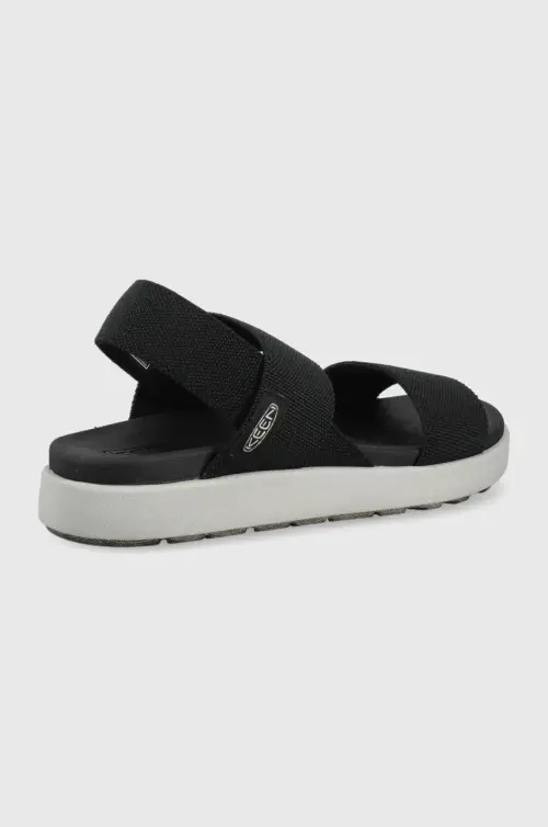 Сандалии Keen Elle Backstrap женские цвет чёрный на платформе 1022620-BLACK