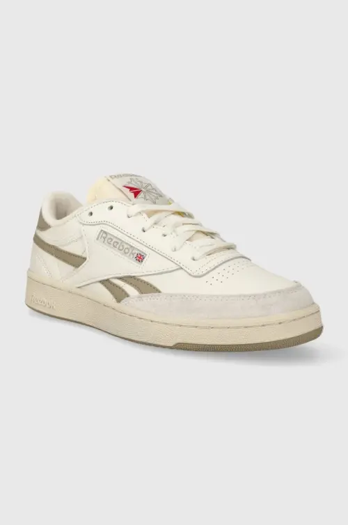 Кожаные кроссовки Reebok Club C Revenge цвет бежевый