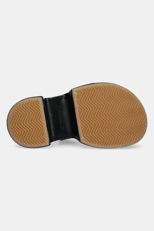 Кожаные сандалии JW Anderson женские цвет чёрный на платформе SN0099 LA0323 999