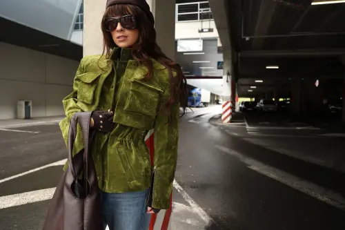 Жакет Tassha Yu Shortcut Jacket Emerald Moss