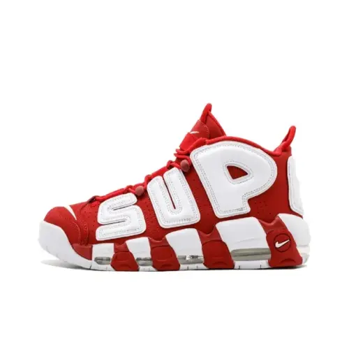 Supreme x Nike Air More Uptempo red 