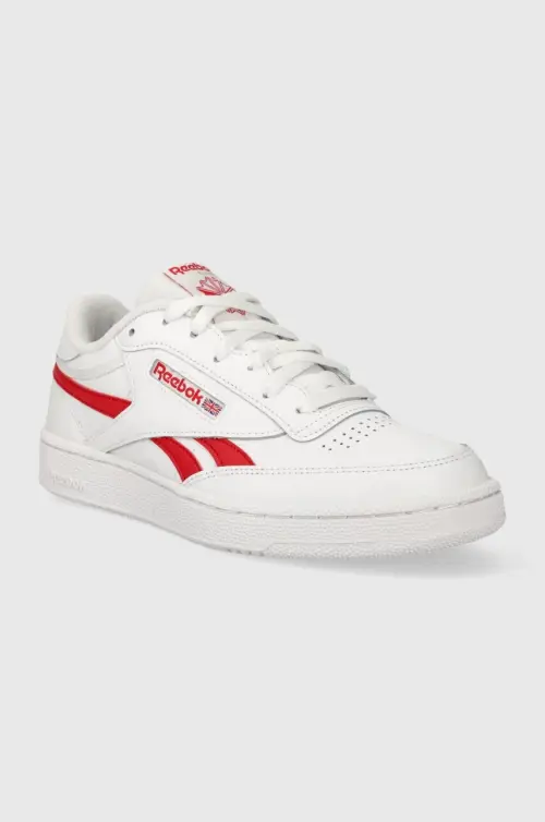 Кожаные кроссовки Reebok цвет белый