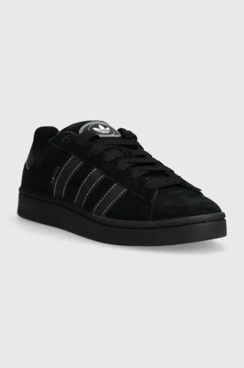 Замшевые кроссовки adidas Originals Campus 00s цвет чёрный IF8768
