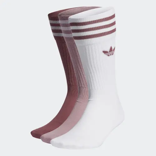 Adidas Solid Crew Socks 3 Pairs 