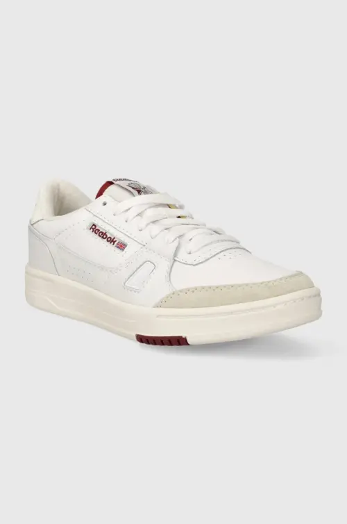 Кожаные кроссовки Reebok цвет белый