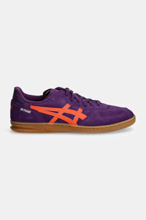 Замшевые кроссовки Asics SKYHAND OG цвет фиолетовый 1203A452.500