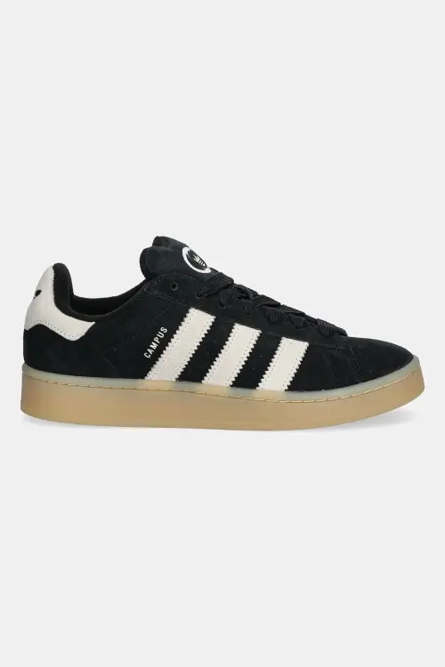 Замшевые кроссовки adidas Originals Campus 00S цвет чёрный JQ8354