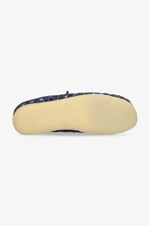 Полусапожки Clarks Wallabee женские цвет синий на плоском ходу 26168706-NAVY