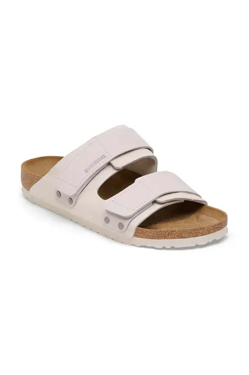 Замшевые шлепанцы Birkenstock Uji цвет белый 1024800