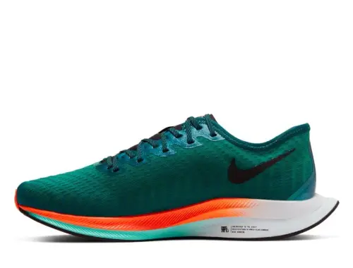 Nike Zoom Pegasus Turbo 2 Ekiden W Зелено-Оранжевые