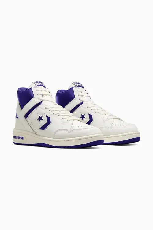 Кожаные кроссовки Converse Weapon Old Money цвет белый A11211C
