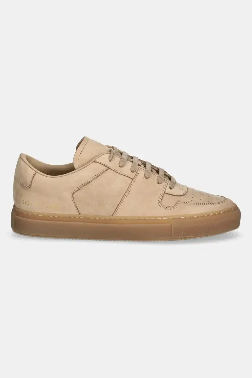 Кроссовки из нубука Common Projects Decades in Nubuck мужские цвет бежевый 2487
