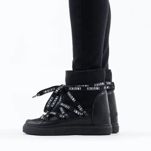 Женские Inuikii Sneaker Wedge Classic Laces 70203-55 BLACK