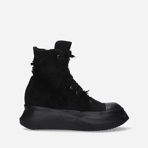 Rick Owens Abstract Sneaks DU02A3840 BD BLACK/BLACK/BLACK