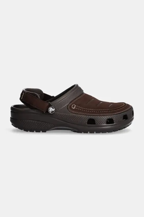 Шлепанцы Crocs Yukon Vista II Lr Clog M мужские цвет коричневый 207689