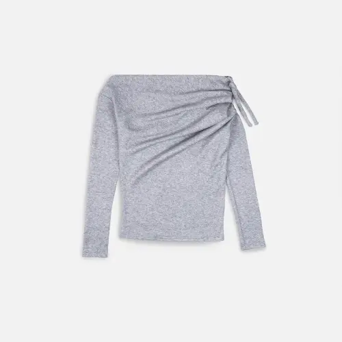 Лонгслив Tassha Yu Assymetry Longsleeve Dark Grey 