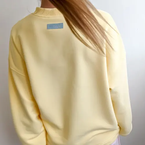 Свитшот Tassha Yu Homie Baby Sweatshirt TH Milk Lemon NS 