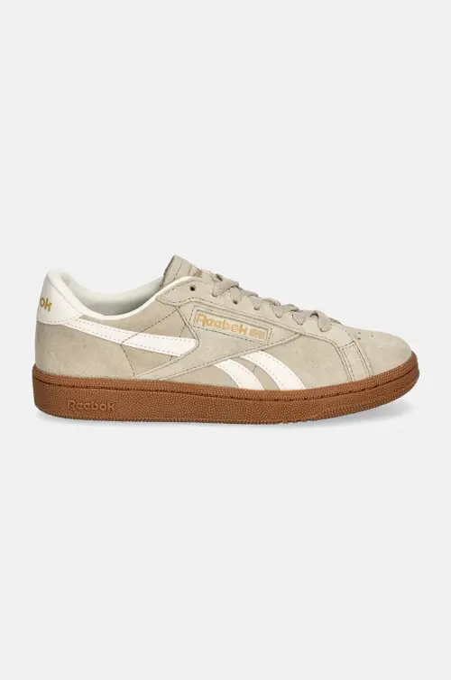 Замшевые кроссовки Reebok Classic Club C Grounds Uk цвет бежевый 100208145
