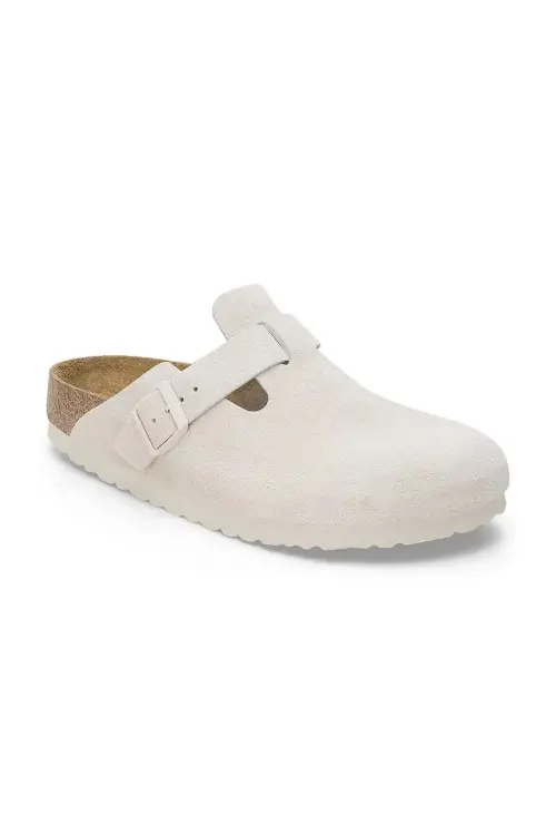 Шлепанцы Birkenstock Boston SFB женские цвет белый 1027693