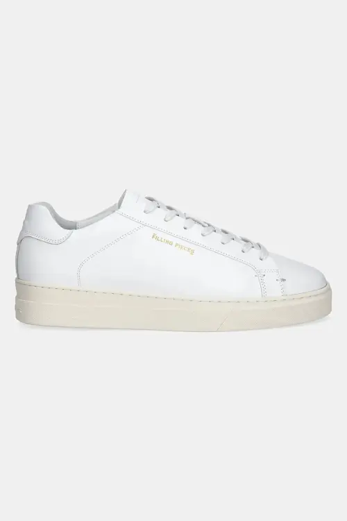 Кожаные кроссовки Filling Pieces Tiebreak Core цвет белый 78913681901