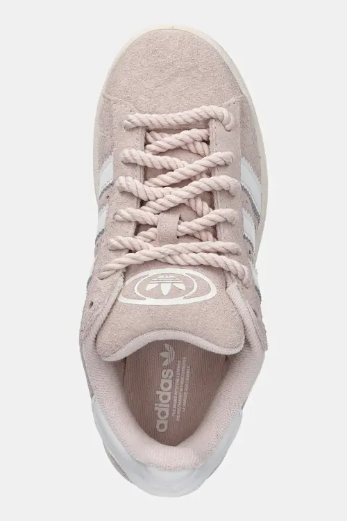 Замшевые кроссовки adidas Originals Campus 00S W цвет розовый