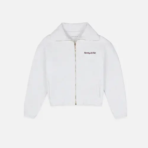 Свитшот Tassha Yu S&C Zip Olimp White Melange 