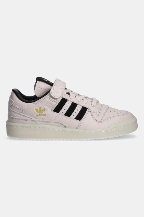 Кожаные кроссовки adidas Originals Forum 84 Low цвет серый IF9671