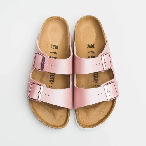 Birkenstock   Arizona BF Icy Metallic Old Rose