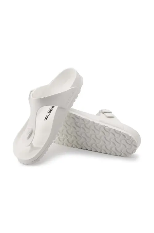 Вьетнамки Birkenstock Gizeh Eva женские цвет белый на плоском ходу