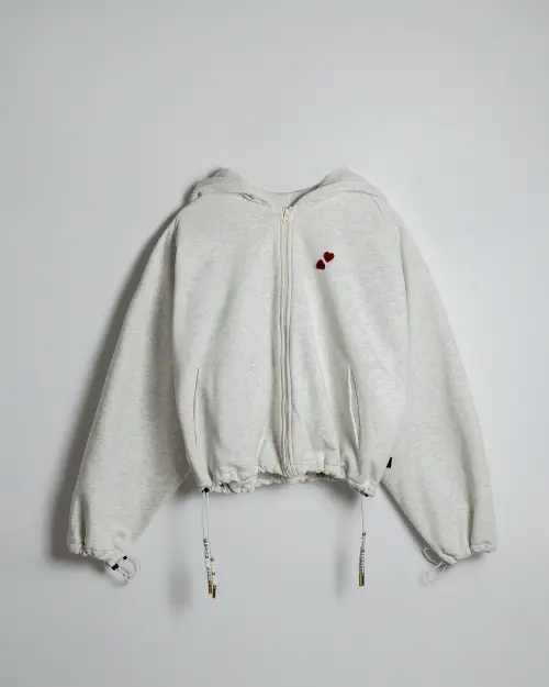 Худи Tassha Yu S&C LOVE BOMBer Hoodie Butter Melange