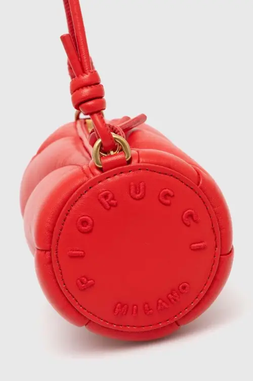 Кожаная сумочка Fiorucci Mini Mella цвет красный