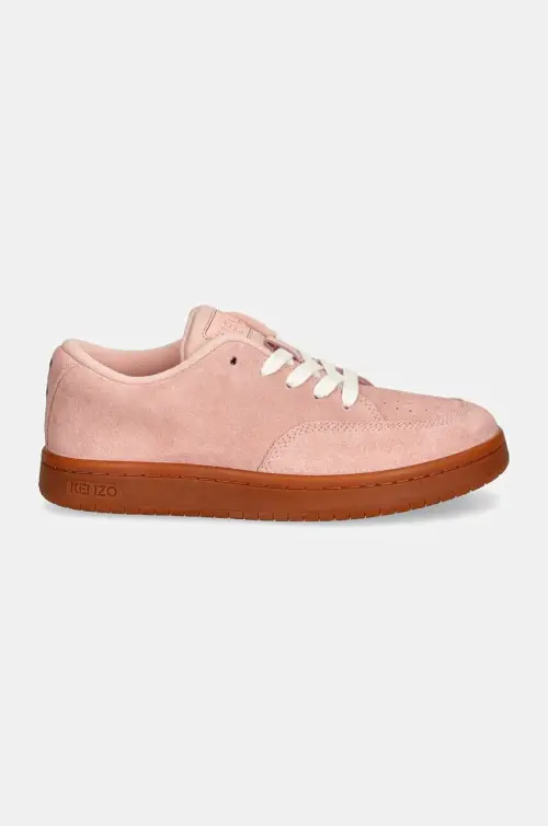 Замшевые кроссовки Kenzo Dome Low Top Sneakers цвет розовый FD62SN061L56.34