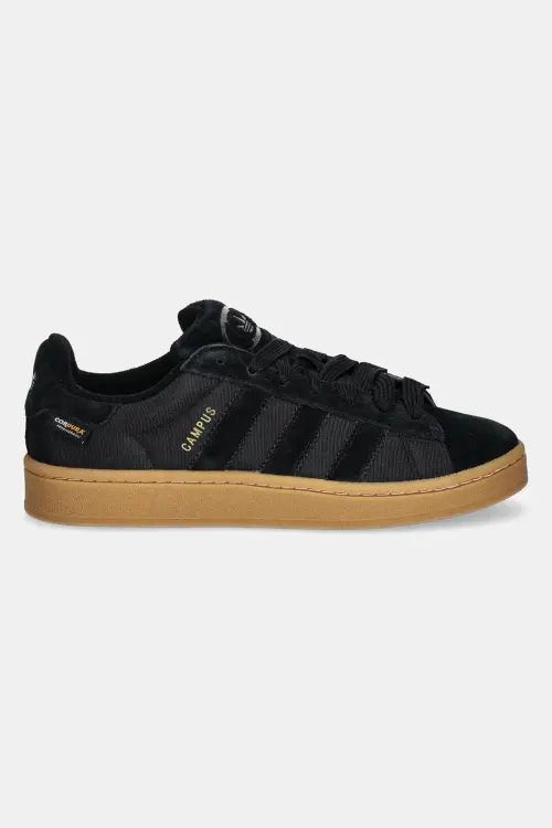 Замшевые кроссовки adidas Originals Campus 00s цвет чёрный JH7607