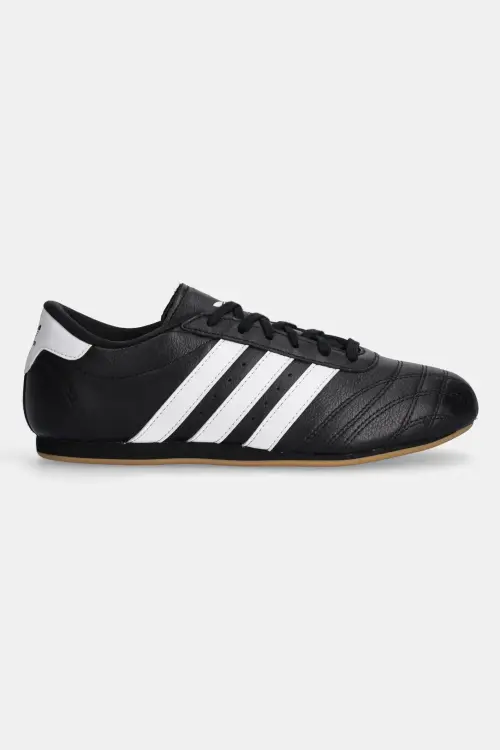 Кожаные кроссовки adidas Originals TAEKWONDO LA цвет чёрный JS1193